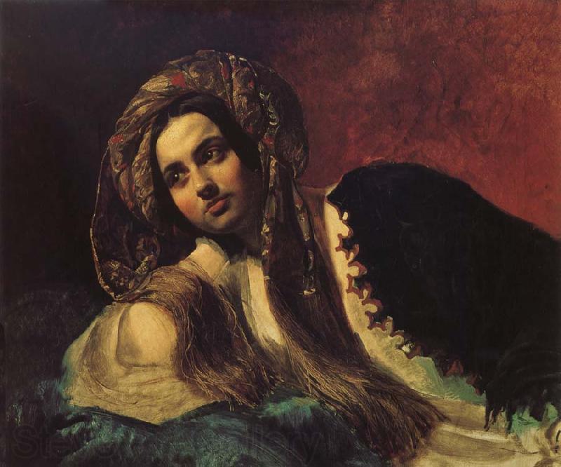 Karl Briullov A Turkish Woman Germany oil painting art